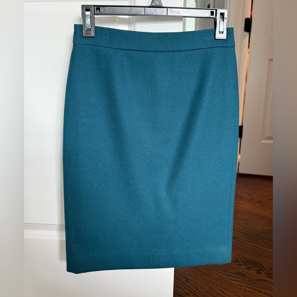 J.Crew 100% Wool No. 2 Pencil Skirt